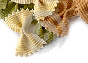 Pretty bow farfalle pasta photo