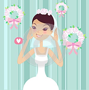Pretty bride