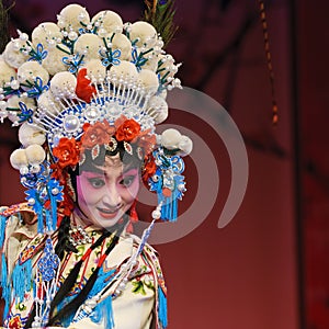 Pretty chinese opera actress photo