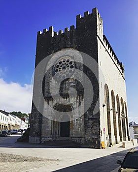 Pretty church in a small town of Spain, while walking though the Spanish trail. Hermosa iglesia en un pueblo de EspaÃÂ±a. photo