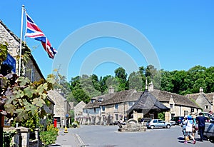 Pretty Cotswold village, Castle Combe.