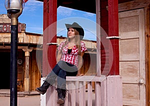 Pretty Cowgirl Model