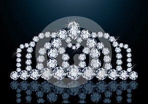 Pretty diamond diadem