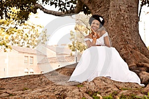 Pretty ethnic bride