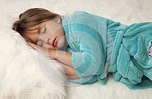 Pretty Female Child Sleeping