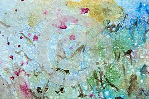 Pretty Floral Watercolor Abstract 8