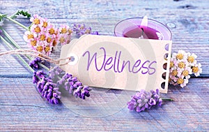 Pretty floral Wellness background