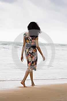 Pretty girl on the beach