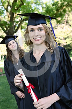 Pretty Graduation Woman