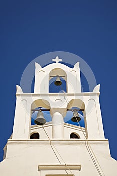 Pretty Greek Church Bell Tower