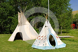 Pretty indian teepees