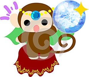 The pretty little monkeys