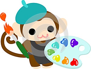 The pretty little monkeys