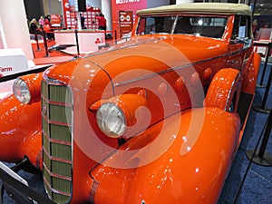 Pretty Orange LaSalle Series 50 Convertible Coupe