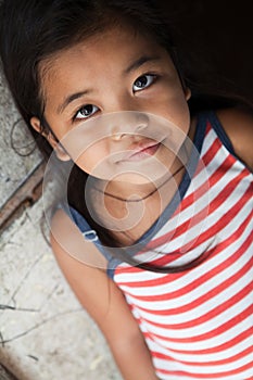 Pretty Philippine girl portrait