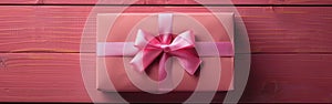 Pretty in Pink: A Gift Box with Ribbon Bow for Any Occasion