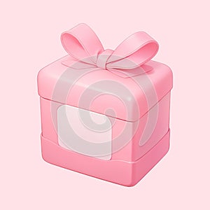 Lindo en rosa cintas caja de regalo placer!  