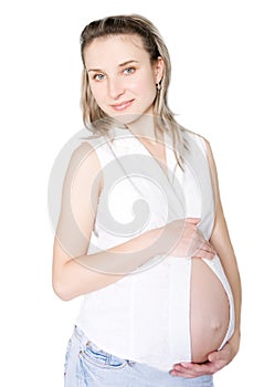 Pretty pregnant woman