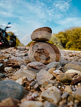pretty stacked stones. stone balance.