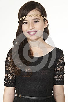 Pretty Teen Girl Portrait Head Shot