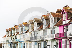 Pretty terrace houses in Whitstable