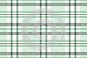 Pretty textile tartan texture, scarf check pattern plaid. Merry christmas seamless background vector fabric in light and white