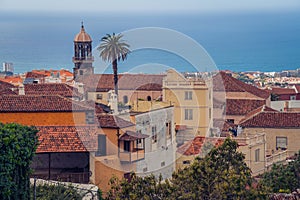 Pretty town of Puerto de la Cruz, Tenerife, Spain