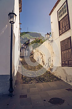 Pretty Town of San Juan de la Rambla, Tenerife, Spain.