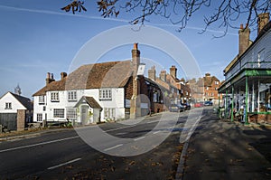 Pretty Village of Goudhurst, Kent, UK