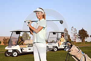 Pretty Woman Golfer