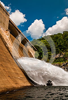 Prettyboy Dam, along Gunpowder Falls in Baltimore County, Maryl