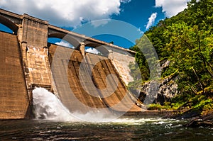 Prettyboy Dam, along the Gunpowder River in Baltimore County, Ma