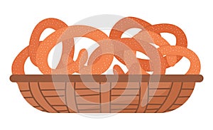 Pretzel, Pastry in Bakery, Knot Shaped Kringle