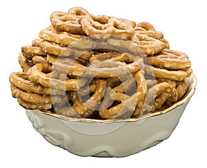 Pretzel snack junk food bowl pretzels carbohydrates