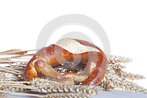 Pretzel with wheat