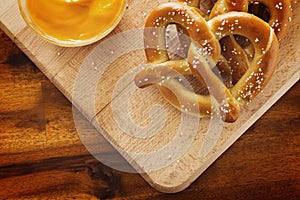 Pretzels and Cheese