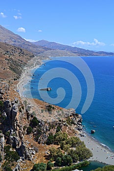 Preveli beach, Creta, Greece