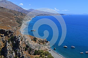 Preveli beach, Creta, Greece