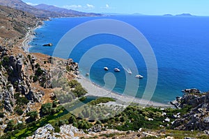 Preveli beach, Creta, Greece