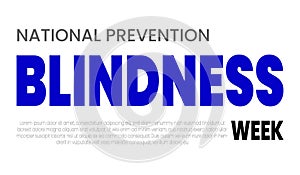 Prevention of blindness week 1 to 7 april