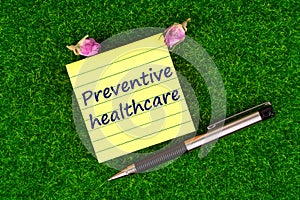 Preventive healthcare in note