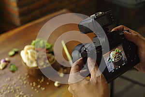 Preview Food Photography on camera