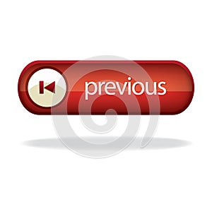 previous button. Vector illustration decorative design