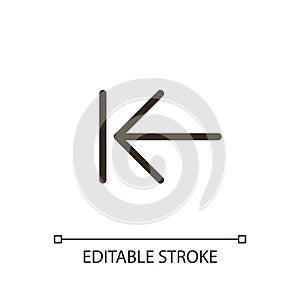 Previous step pixel perfect RGB color ui icon