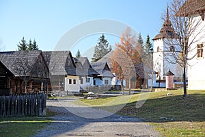 Pribylina - open air museum at region Liptov, Slovakia