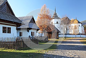 Pribylina - open air museum at region Liptov, Slovakia