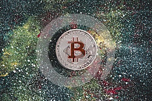 The price of bitcoin grows and soars to the heights of space, th