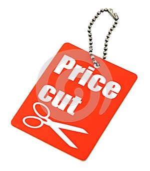 Price cut tag
