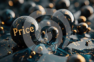 Price in focus: dynamic logo text design for impactful branding, marketing, and commercial communication in retail