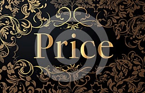 Price in focus: dynamic logo text design for impactful branding, marketing, and commercial communication in retail